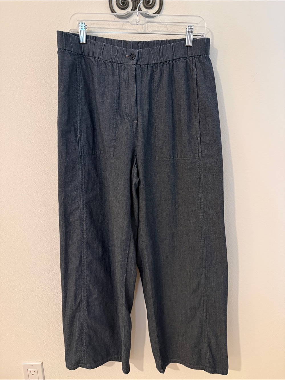 Eileen Fisher lightweight denim Wide-Leg Pants